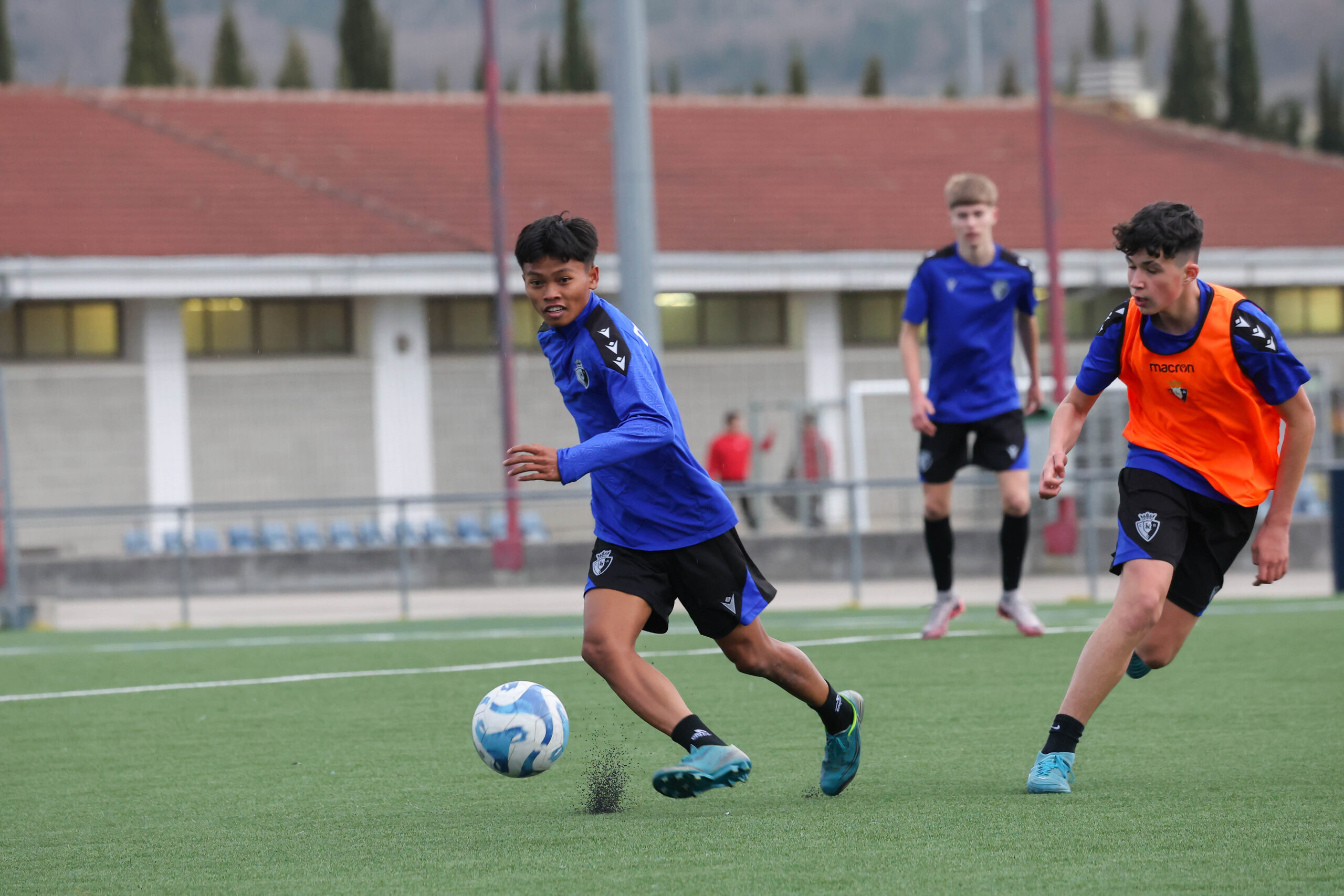 International players training CA Osasuna (LaLiga Club)